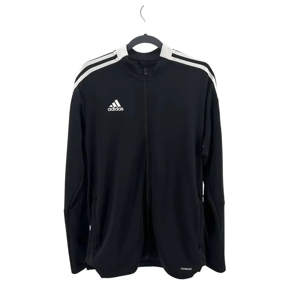 adidas Prime Green Trio 23 League AEROREADY Training Jacket Men's L Black White